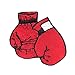 Boxing Gloves Iron On Embroidered Applique Patch