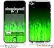 iPod Touch 4G Skin - Fire Green by WraptorSkinz