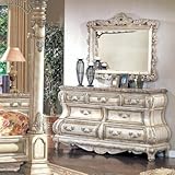 IMAGE OF Calidonian Dresser and Mirror Set in Whitewash