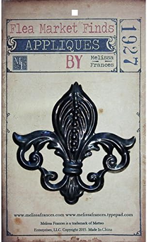 Melissa Frances JK-002 Metal Appliques - Florence, 4 x 4 in.