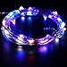 Sanwo 5m/16.5Ft 50 LED Copper Wire LED Strings Waterproof DC12V Starry Lights For Holiday Xmas Party Wedding Decoration with DC12V 2A Adapter(Mix Color)