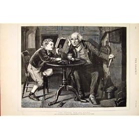 Stock Futures Soldiers Past Future Stocks Child Boy Man Fine Art 1879