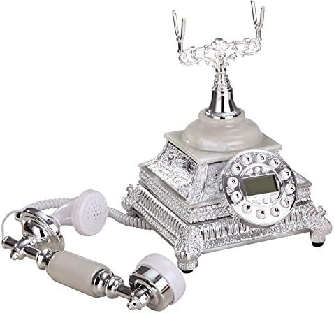 Desktop villa luxury home decoration antique telephones European classical retro nostalgia vintage telephone , A