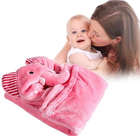 Cute Animal Flannel Cartoon Baby Kid's Hooded Bath Towel Toddler Blankets bronntanas leanbh táirge (1pc, style 1)