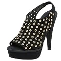 STEVEN by Steve Madden Women's Tutorr Studded Opentoe Slingback Pump
