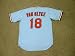 ANDY VAN SLYKE St. Louis Cardinals 1983 Majestic Cooperstown Throwback Away Baseball Jersey