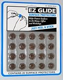 EZ Glide Surface Protectors, 5/8" Brown Circle