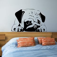 Wandtattoo Wandaufkleber Sticker "Mops"