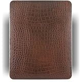 ZAGG LEATHERskin Premium Alligator - Protective cover for web tablet - leather - Apple iPad