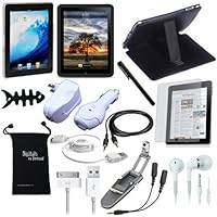 DigitalsOnDemand 15-Item Accessory Bundle for Apple iPad 1st Gen 3G Tablet / Wifi model 16GB, 32GB, 64GB (1st Generation - Old Version)