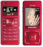 New Samsung Rant SPH M540 Red Sprint cell phone