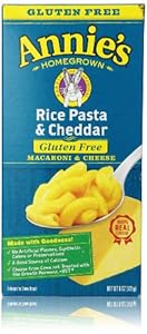 Annie's Homegrown Gluten Free Mac & Cheese, Rice Pasta & Cheddar, 6 Oz