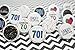 Happy 70th Birthday Sticker Decorations for Hershey Kisses (Set of 324)
