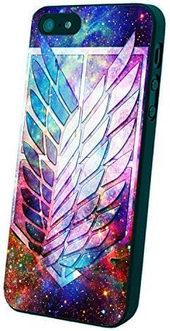 Nebula Galaxy Attack on Titan Custom Case for Iphone 5/5s/6/6 Plus (Black iPhone 5/5s)