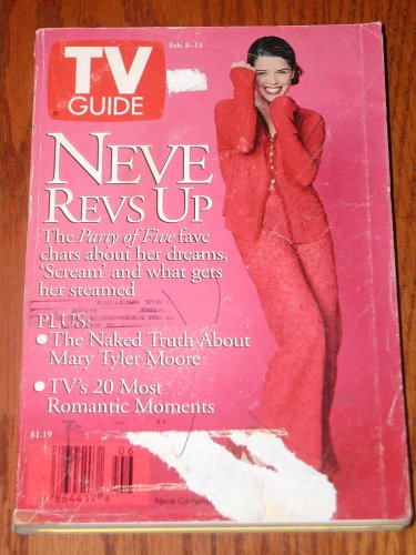 TV Guide 1997 Back Issue Neve Campbell Party of Five Scream Cover Feb 8 - 14