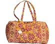 Vera Bradley Bali Gold Large Duffle