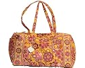 Vera Bradley Large Duffel Bag Bali Gold