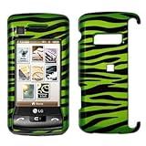 Premium Neon Green and Black Zebra Design Snap-On Cover Hard Case Cell Phon ....