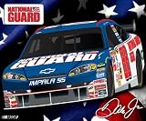 Dale Jr National Guard Dale Earnhardt Jr. Royal Plusch Race Day Raschel 50x60 Throw Blanket - NASCAR NASCAR