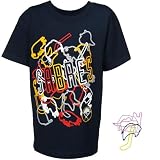 NHL Reebok Buffalo Sabres Youth Navy Blue Band Toss T-shirt & Logo Bandz Set (Small)