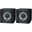 Pyle Home PCB3BK 3-Inch 100-Watt Mini Cube Bookshelf Speakers - Pair (Black)
