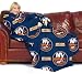 New York Islanders Adult Comfy Throw Blanket with Sleeves
