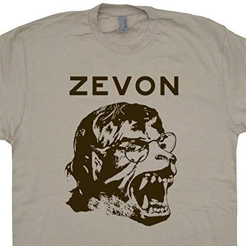 Warren Zevon T Shirt Werewolves of London Vintage Rock Tee Shirtmandude