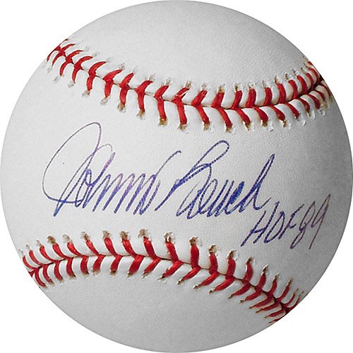 Mounted Memories Cincinnati Reds Johnny Bench Autographed 