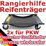 Produkt-Bild: [TT101] 2x Rangierhilfe, Rangierroller, Transportschale, Transporthilfe, Reifentr&auml;ger f&uuml;r PKW - je 450kg