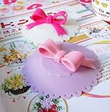 Silicone Watertight Cup Mug Lid Cover Cap leak proof leakproof Set selection 4pcs (Bow)