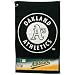 Oakland Athletics Black Woven Jacquard Golf Towel
