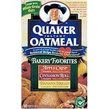 Quaker Instant Oatmeal Bakery Favorites, Variety Pack, 10-Count Boxes (Pack of 4)