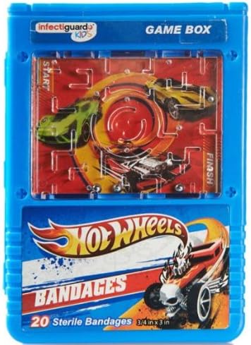 Infectiguard Kids Hot Wheels Sterile Bandages, 20 Count (Pack of 6)