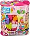 Mega Bloks Big Building Bag, Pink, 60 Piece