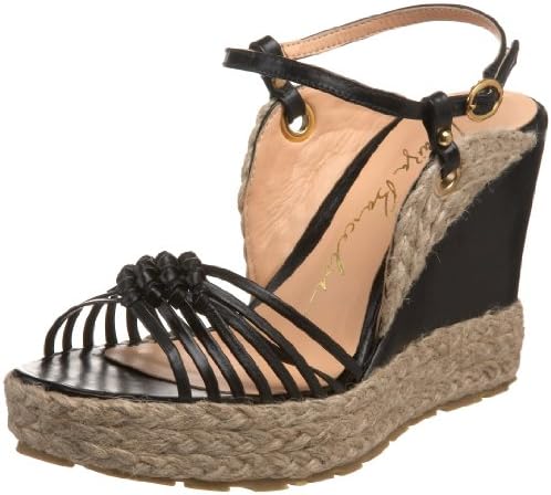 Luiza Barcelos Women's Qe008 Sandal,Dream Preto,8 M US