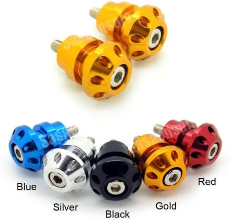 MIT Motors - GOLD - 8mm Universal Swingarm Spools - HONDA CBR F1 F2 F3 F4 F4i 600 900 929 954 1000 RR, RVT 1000 RC51 SP1 SP2, DUCATI 749 999 1098