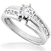 1.00 ctw Round Brilliant Diamond Engagement Ring in 14Kt White Gold