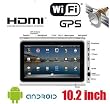 10" Touchscreen Android 2.2 Tablet PC 512 MB 4 GB HD support WiFi / USB 3G Modem with built-in Camera GPS