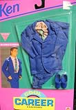 Image of Ken Doll Businessman Suit Cool Career Fashions 1992-
