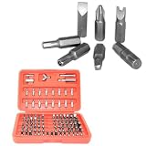 100 pc Security Bits Torx Tamper Proof Screwdriver Hex