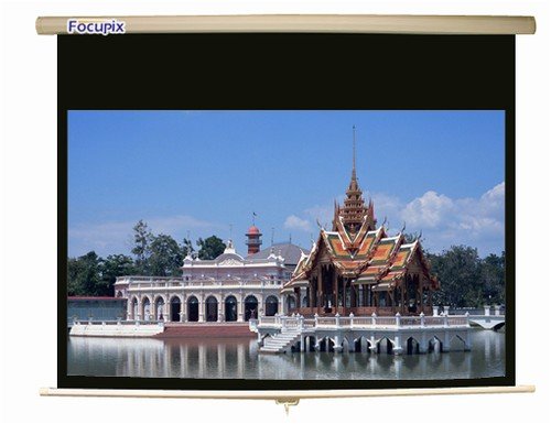 Focupix 16:9 Widescreen Manual Pull Down Projector Screen - 72\