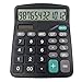 Daixers Electronic Desktop Calculator with 12-digit Large Display, Solar and AA Battery Dual Power