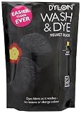 Dylon Wash and Dye Velvet Black 400 g (Pack of 4)