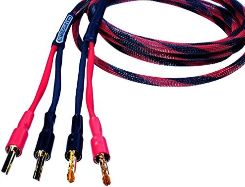 Better Cables - 3 meter (9.84 feet) SINGLE Cable Premium III Speaker Cable with Banana Plugs- High-End, High-Performance, Premium Hi-Fi Audio