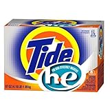 Tide HE Detergent for High Efficiency Washers, Powder, Original Scent, 31-Load Boxes