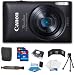 Canon PowerShot ELPH 300 HS 12 MP CMOS Digital Camera with Full 1080p HD Video (Black) + 16GB Deluxe Accessory Kit