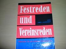 Festreden und Vereinsreden