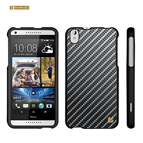 DisignCase® For HTC Desire 816 ( Virgin Mobile ) D816W Image Design Graphic Pictorial Pattern Cellphone Shell Cover 2 Pieces Hard Case [ Easy Clip on / Snap on / off ] [Silm Fit Light Weigh] Durable Cell Phone Cases - Carbon Fiber Design