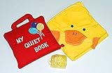 布絵本MY QUIET BOOK マイクワイエットブック&あひるのフードつきバスポンチョ　　おまけ付きギフトセット