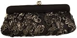 Jessica McClintock Flowers Frame Clutch